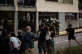Fire breaks out in a residence near the station - Bordeaux