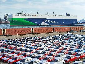 World Most Powerful Ocean Going Automobile Transport Ship  Anji