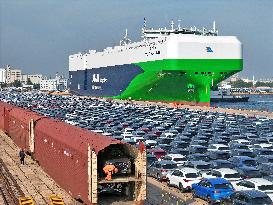 World Most Powerful Ocean Going Automobile Transport Ship  Anji