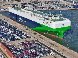 World Most Powerful Ocean Going Automobile Transport Ship  Anji