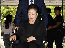 Court hearing for Unification Church leader