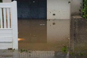 Heavy Rain and Flooding in The Cotes-D'armor Region - France
