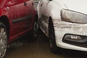 Heavy Rain and Flooding in The Cotes-D'armor Region - France