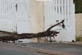 Heavy Rain and Flooding in The Cotes-D'armor Region - France