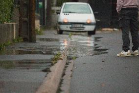 Heavy Rain and Flooding in The Cotes-D'armor Region - France
