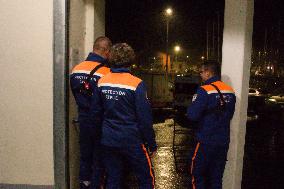 Heavy Rain and Flooding in The Cotes-D'armor Region - France