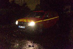 Heavy Rain and Flooding in The Cotes-D'armor Region - France