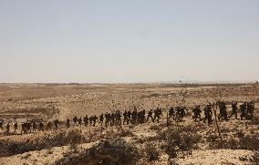 Training of Newly Recruited Soldiers in The Israeli Army - Israel