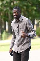 French Football Squad Arriving At Training Camp - Clairefontaine