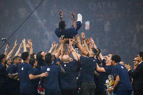 PSG celebrates Champions League trophy at Parc des Princes - FA