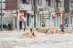 Bad Weather Hits Northern Italy - Milan