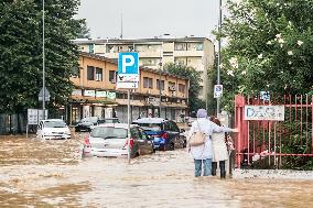 Bad Weather Hits Northern Italy - Milan