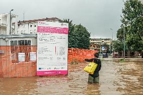 Bad Weather Hits Northern Italy - Milan