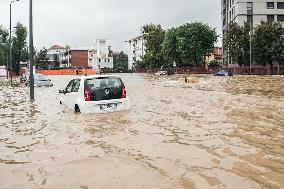Bad Weather Hits Northern Italy - Milan