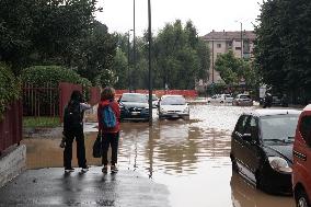 Bad Weather Hits Northern Italy - Milan