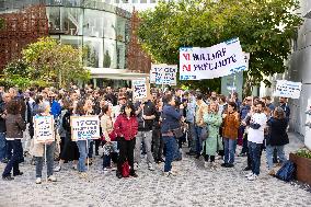 Demonstration Of Journalists And Staff Members Of Le Parisien - Paris AJ