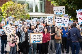 Demonstration Of Journalists And Staff Members Of Le Parisien - Paris AJ