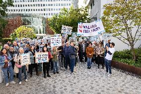 Demonstration Of Journalists And Staff Members Of Le Parisien - Paris AJ