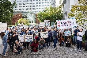 Demonstration Of Journalists And Staff Members Of Le Parisien - Paris AJ