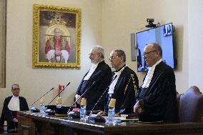 Vatican Appeal Trial Opens Into Financial Scandal - Vatican