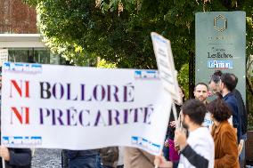 Demonstration Of Journalists And Staff Members Of Le Parisien - Paris AJ