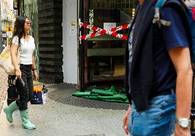 Hong Kong Prepares For Typhoon Ragasa