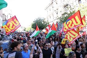 Over 10000 Demonstrators Marched For Palestine - Palermo