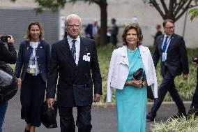 SWEDISH ROYALS AT UN IN NEW YORK