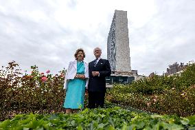 SWEDISH ROYALS AT UN IN NEW YORK
