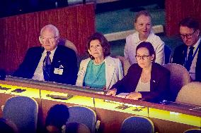 SWEDISH ROYALS AT UN IN NEW YORK