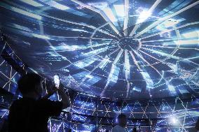 Shanghai International Light Festival 3D Dome Projection Show