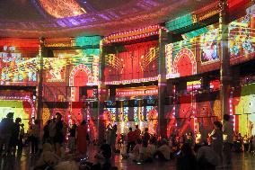 Shanghai International Light Festival 3D Dome Projection Show