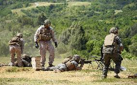 U.S. Marine live-fire training in Okinawa