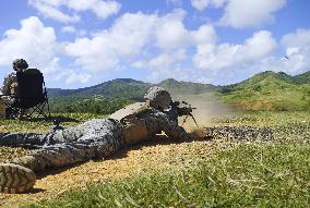 U.S. Marine live-fire training in Okinawa