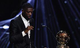 Ousmane Dembele Wins the 69th Ballon D'Or - Paris