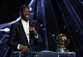 Ousmane Dembele Wins the 69th Ballon D'Or - Paris