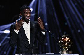 Ousmane Dembele Wins the 69th Ballon D'Or - Paris