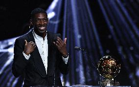 Ousmane Dembele Wins the 69th Ballon D'Or - Paris