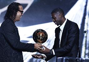 Ousmane Dembele Wins the 69th Ballon D'Or - Paris