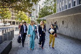 Queen Máxima And Princess Amalia Visit Washington