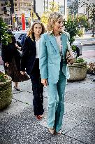 Queen Máxima And Princess Amalia Visit Washington