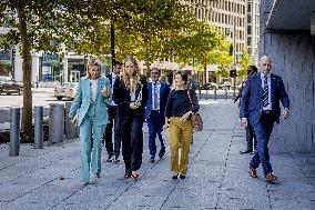 Queen Máxima And Princess Amalia Visit Washington