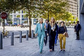 Queen Máxima And Princess Amalia Visit Washington