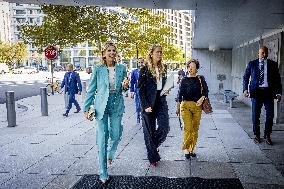 Queen Máxima And Princess Amalia Visit Washington