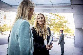 Queen Máxima And Princess Amalia Visit Washington