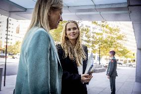 Queen Máxima And Princess Amalia Visit Washington