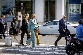 Queen Máxima And Princess Amalia Visit Washington