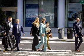 Queen Máxima And Princess Amalia Visit Washington