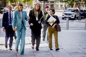 Queen Máxima And Princess Amalia Visit Washington