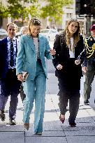 Queen Máxima And Princess Amalia Visit Washington